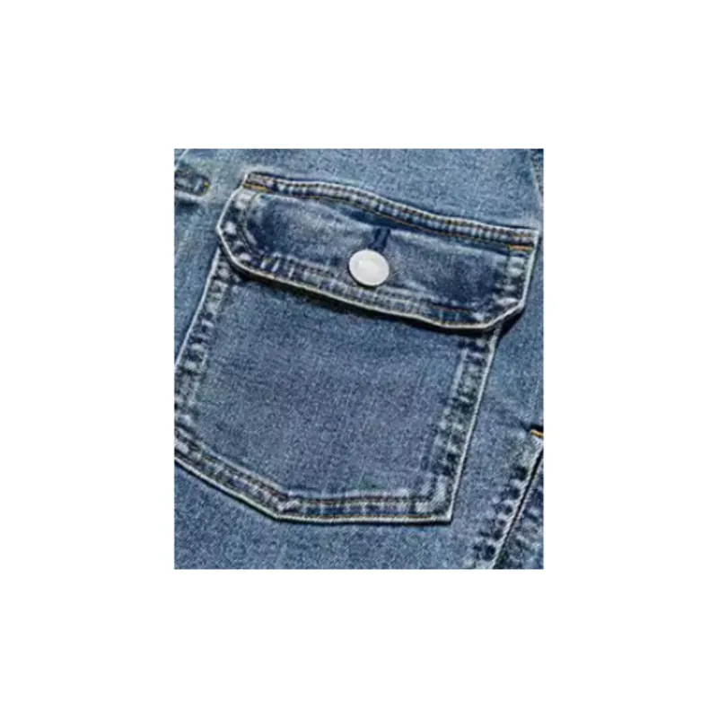 UNIQLO Denim Jacket Unisex Lake Blue-1