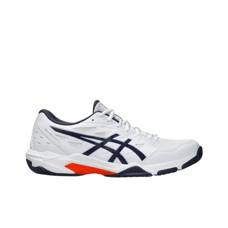 Asics Gel Rocket 11 Anti Slip Wear Resistant Low Top Training Shoes Men's White-1
