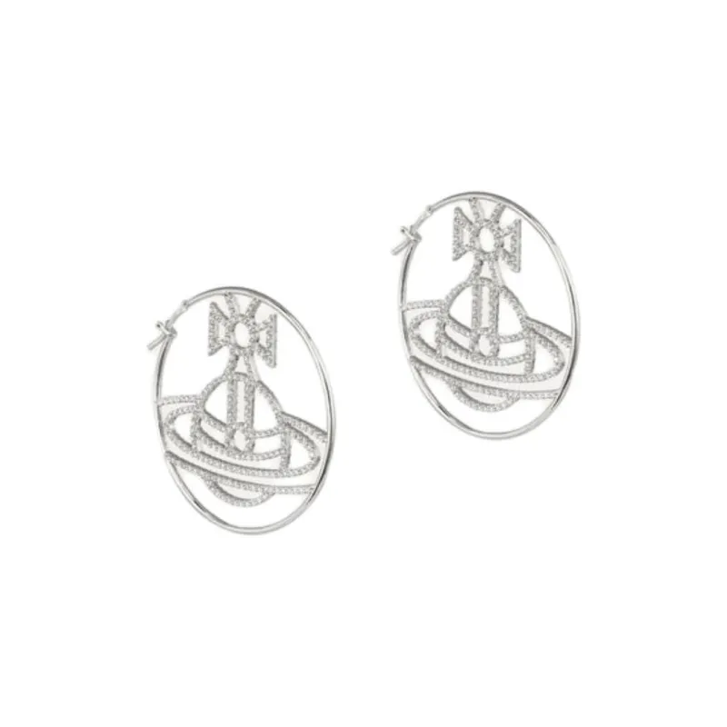 Vivienne Westwood Eloisa Hoop Earrings-1