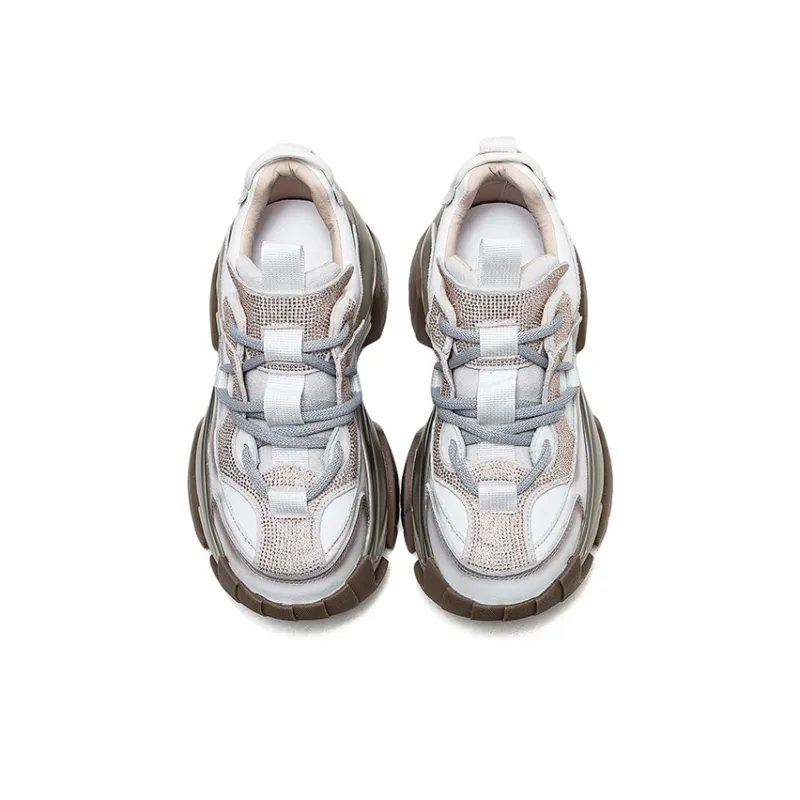 Chibang Height Increasing Low-Top Chunky Sneakers Women's-9