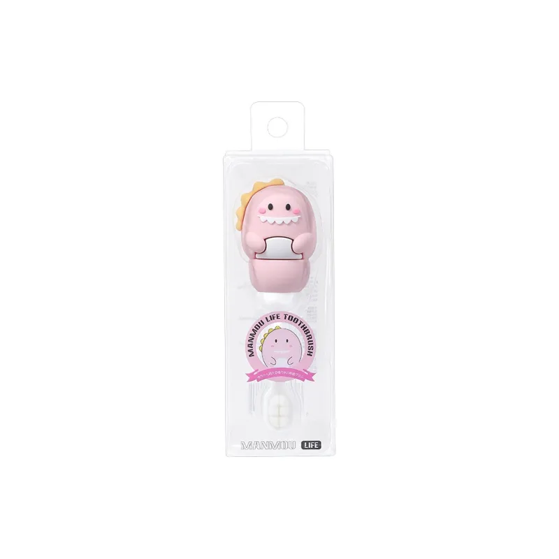 CHENYISHENG Cartoon Dinosaur 100-Bristle Toothbrush Cute Independent Packaging Soft Bristles Kids Compatibility-10