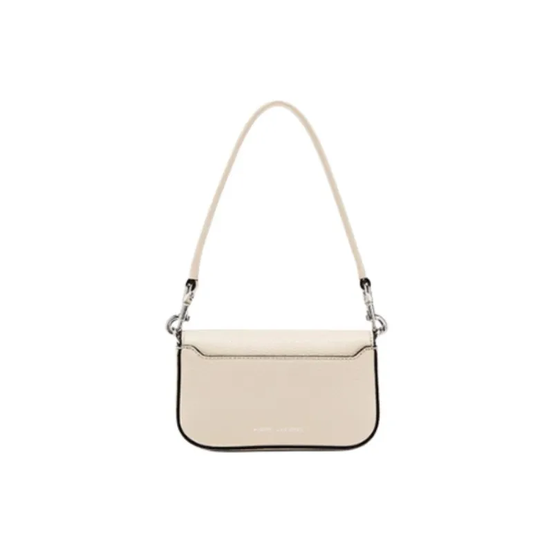 MARC JACOBS Split Cow Leather, Cow Leather Shoulder Bag Small Size Women's White-3