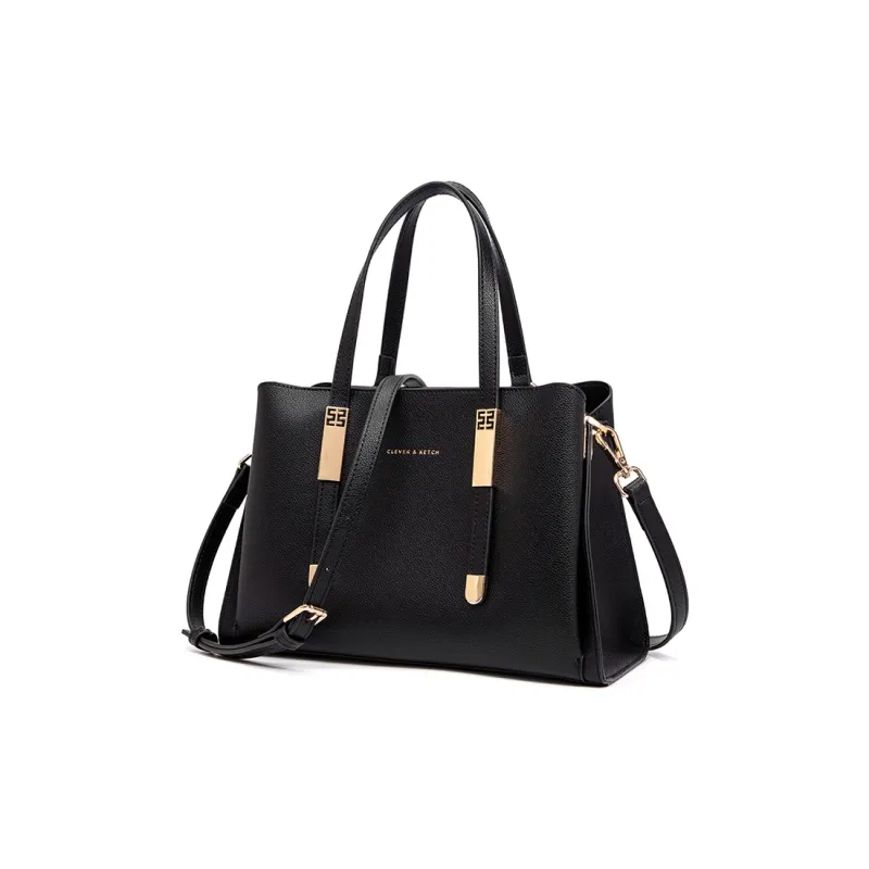 CLEVER& KETCH PU Handbag Regular Women's Red/Black/Blue-6