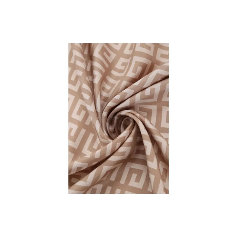 Givenchy Silk Silk Scarves Women's Sandy Brown/Beige-3
