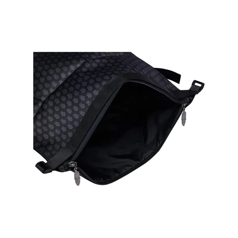 Anta Irving Series Flyknit Jacquard Fabric Backpack Regular Unisex Basic Black-4