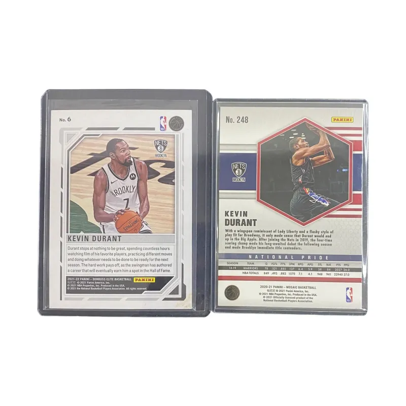 PANINI 2022 Basketball Net KD Elite Card Mosaic Silver Fold Special Card Sports Cards 2 Pcs-1