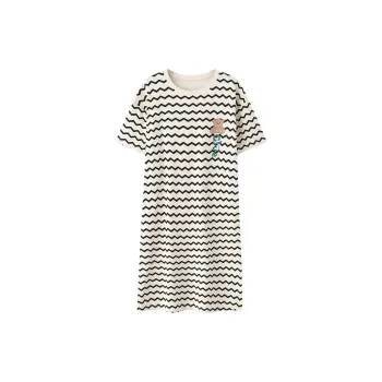 FENTENGCARE Nightgown Women's Apricot
