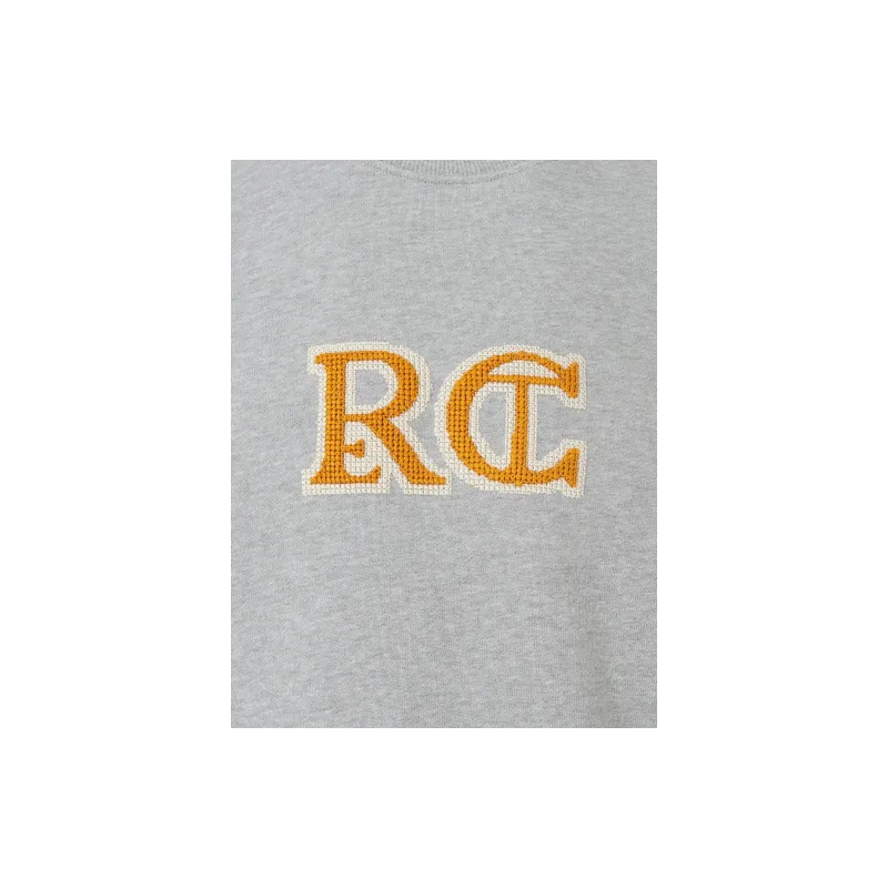 RECTO SS24 RC EMBROIDERY CLASSIC SWEATSHIRT Women's GREY/Mixed Color Gray-3