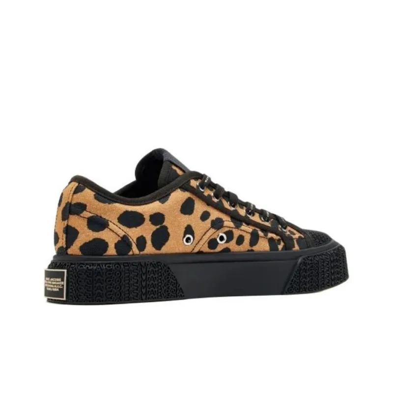 MARC JACOBS Low Top Canvas Shoes Women's Brown-2