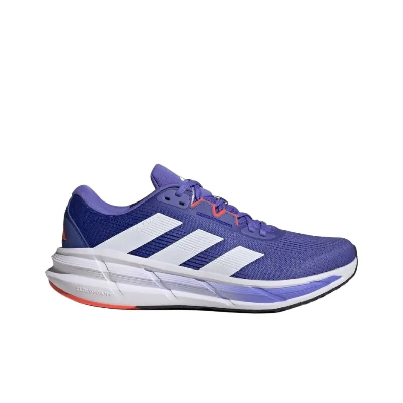 Adidas QUESTAR 3 Anti Slip Wear Resistant Low Top Running Shoes Men's Blue-1