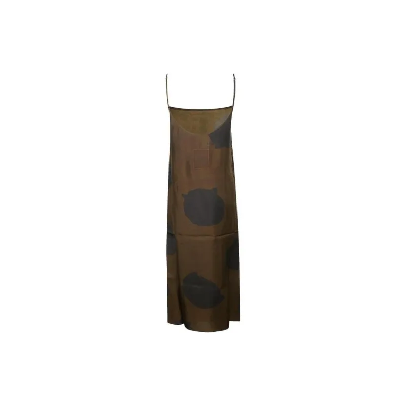 UMA WANG Slip Dress Women's Brown-1