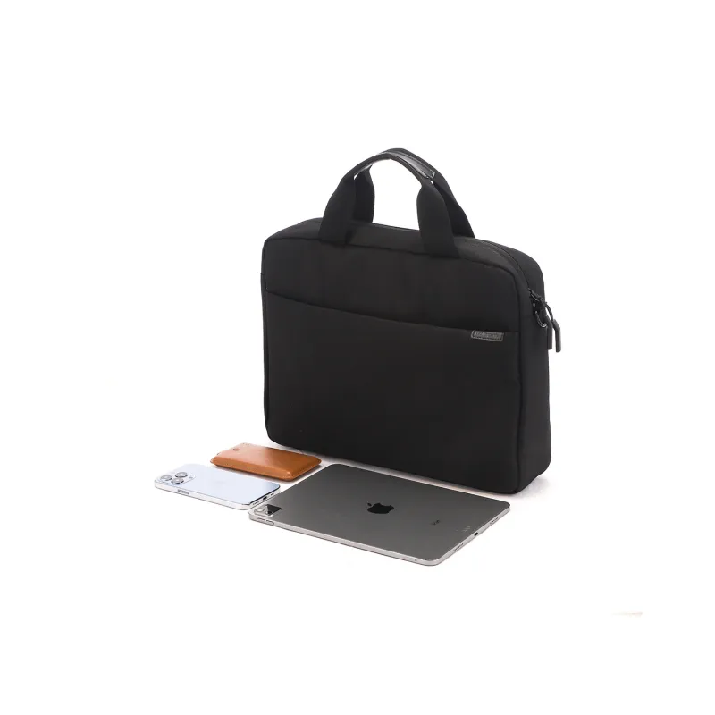 RED DRAGONFLY Fabric Handheld Laptop Bag Unisex Black-6