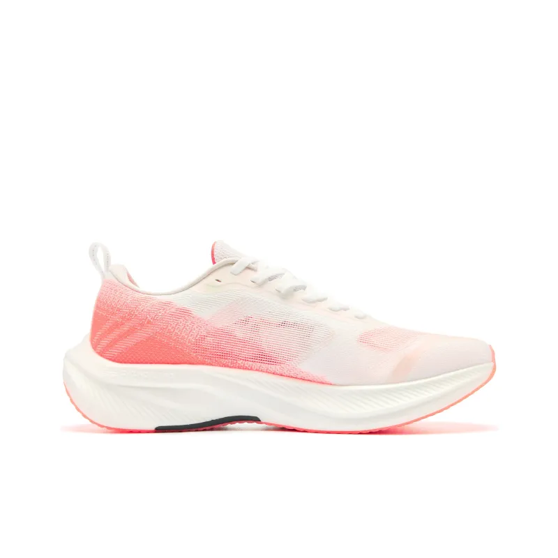 QIAODAN Cushioned Slip-Resistant Abrasion-Resistant Low-Top Casual Running Shoes Men's Pink Green Mismatched-2
