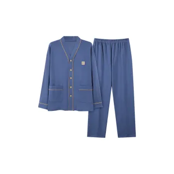 GOSO Pajama Set Men's Royal Blue