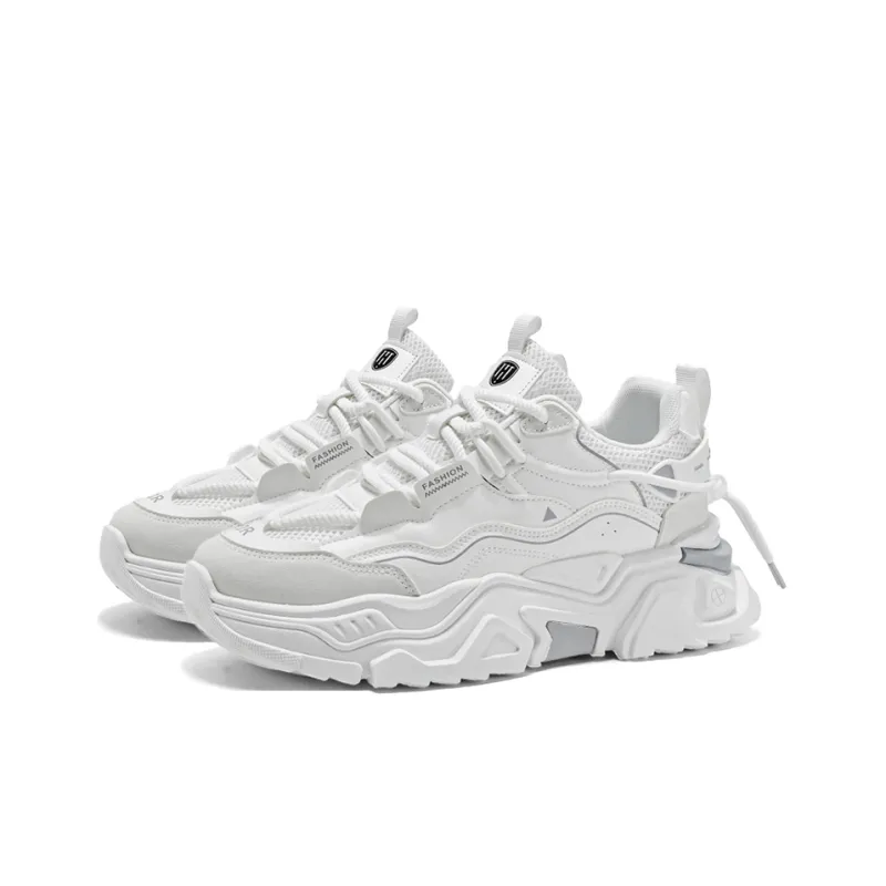 HACKBUTEER Low Top Chunky Sneakers Men's Box-3