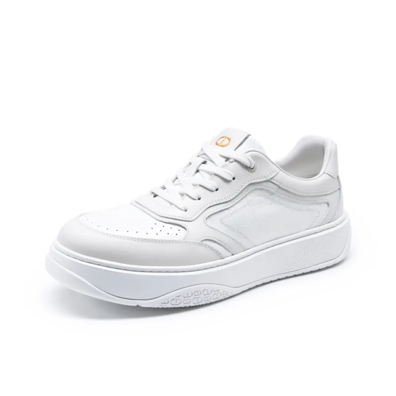 Chrisdien Deny Wear-Resistant Height Increasing Low-Top Skateboard Shoes Men's-1