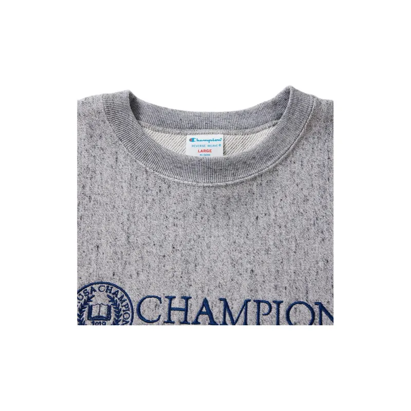 Champion Reverse Weave FW24 Sweatshirt Unisex Oxford Gray-3