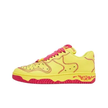 MSCHF Skateboard Shoes Unisex Low-Top Yellow Red