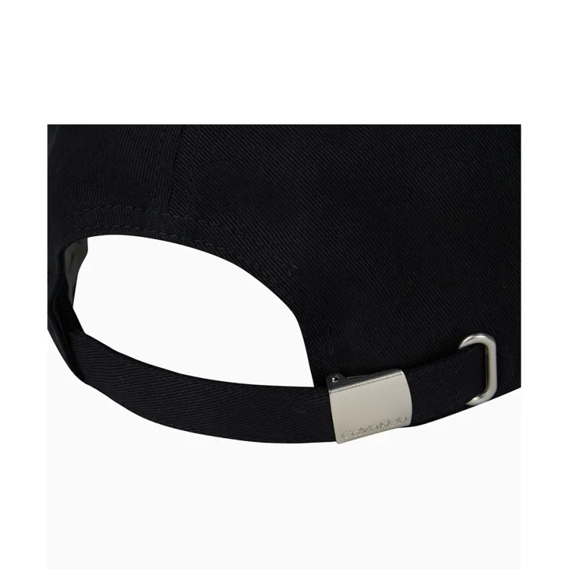 CALVIN KLEIN Cotton Baseball Caps Unisex Space Black-3