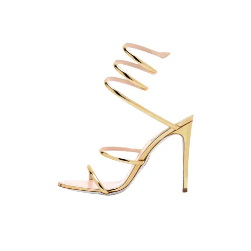 RENE CAOVILLA Cleo Strap Sandals 10.5cm Women's Gold