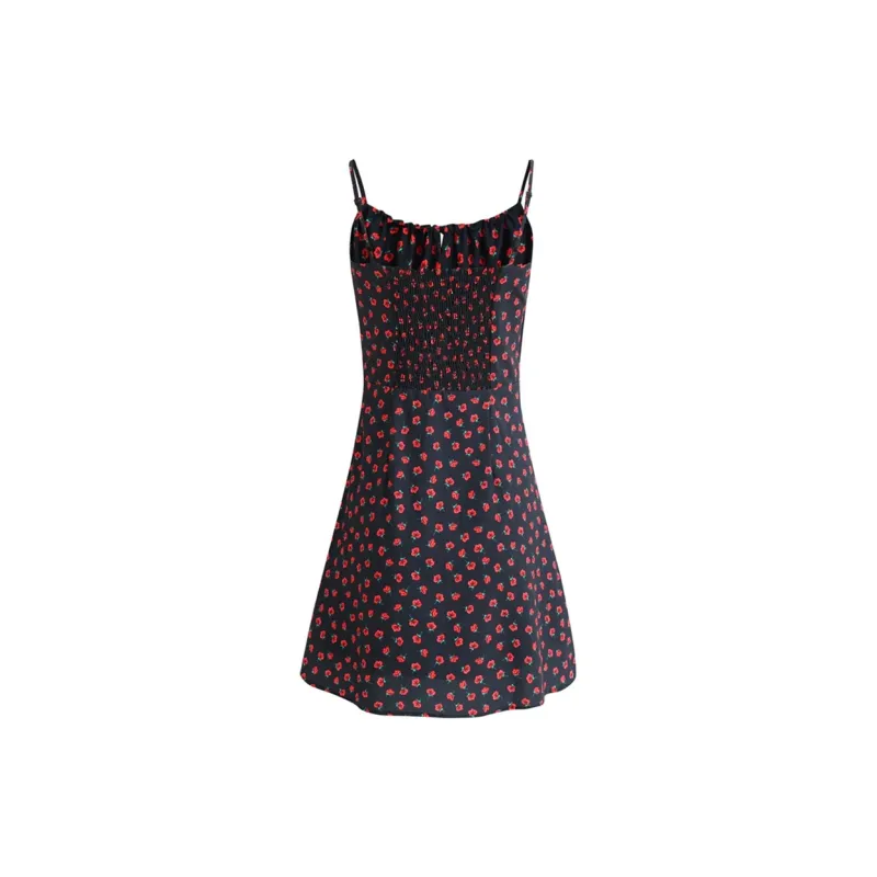 KYKW Slip Dresses Women's Deep Red-1