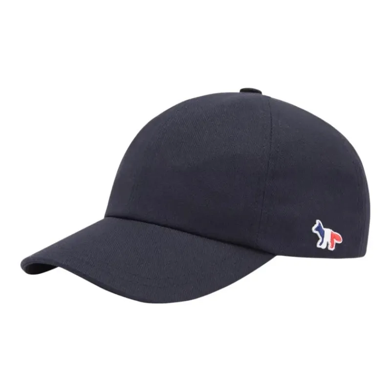 Maison Kitsune Cotton Baseball Caps Men's Blue-0