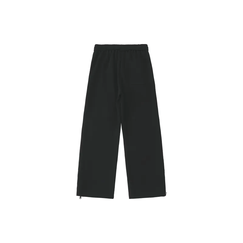 HOKLV Knitted Sports Pants Unisex Black-1