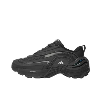 Adidas Wonder Runner Abrasion Resistant Low Top Running Shoes Unisex Black