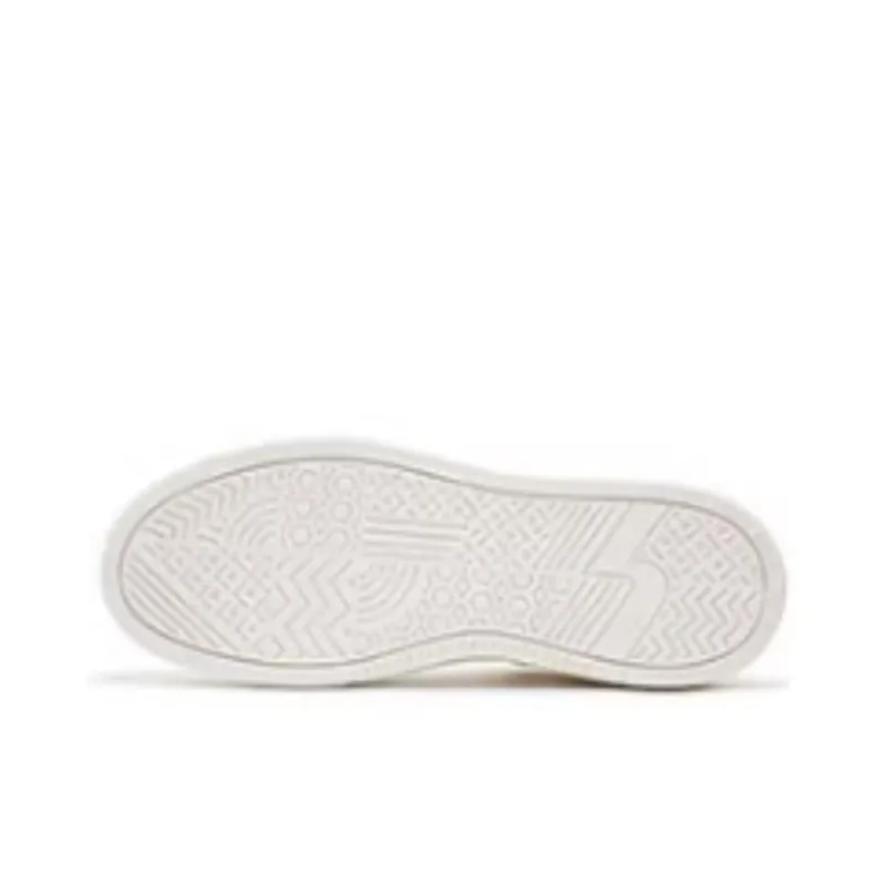 361° Anti Slip Wear Resistant Low Top Skateboard Shoes Women's White Yellow-3