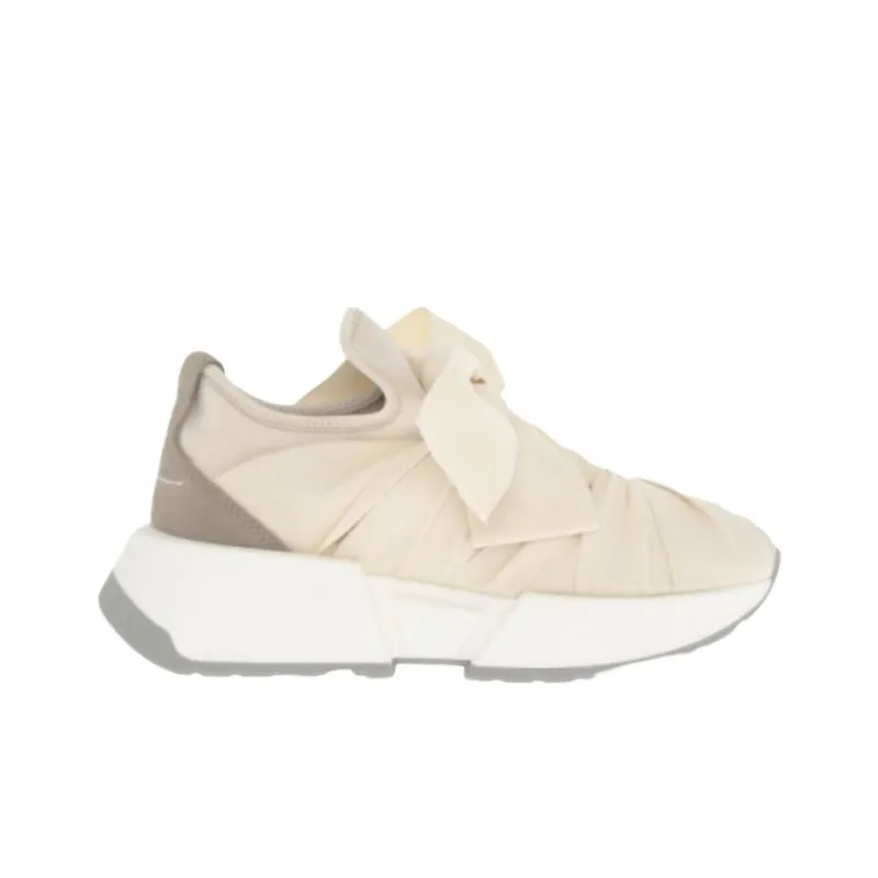 MM6 Maison Margiela Low Top Casual Shoes Women's Beige-1