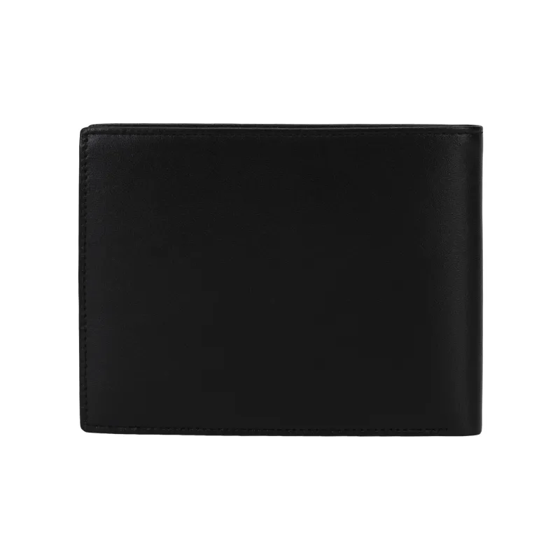 MONTBLANC Meisterstuck Grain Cow Leather Card Holder, Wallet Men's Black-3