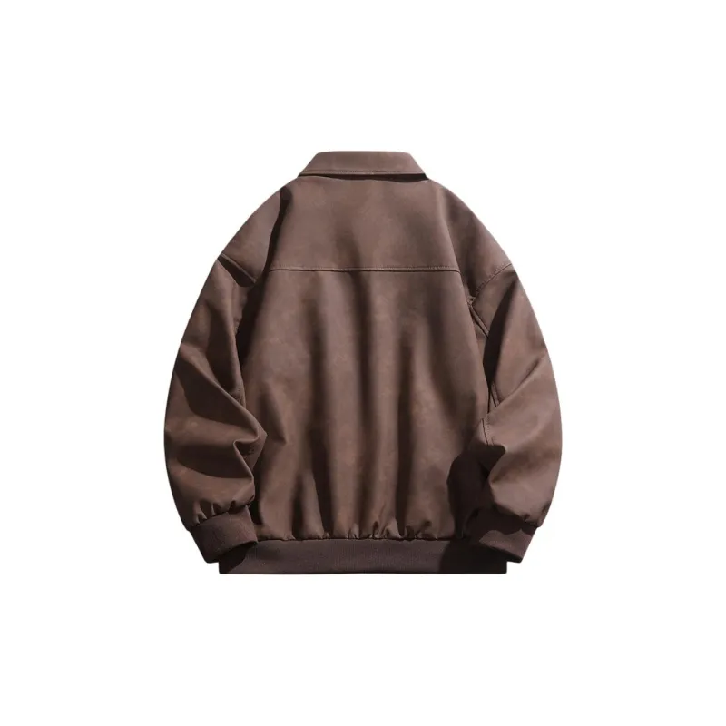 FOR FEAR THAT Leather Jacket Unisex-5