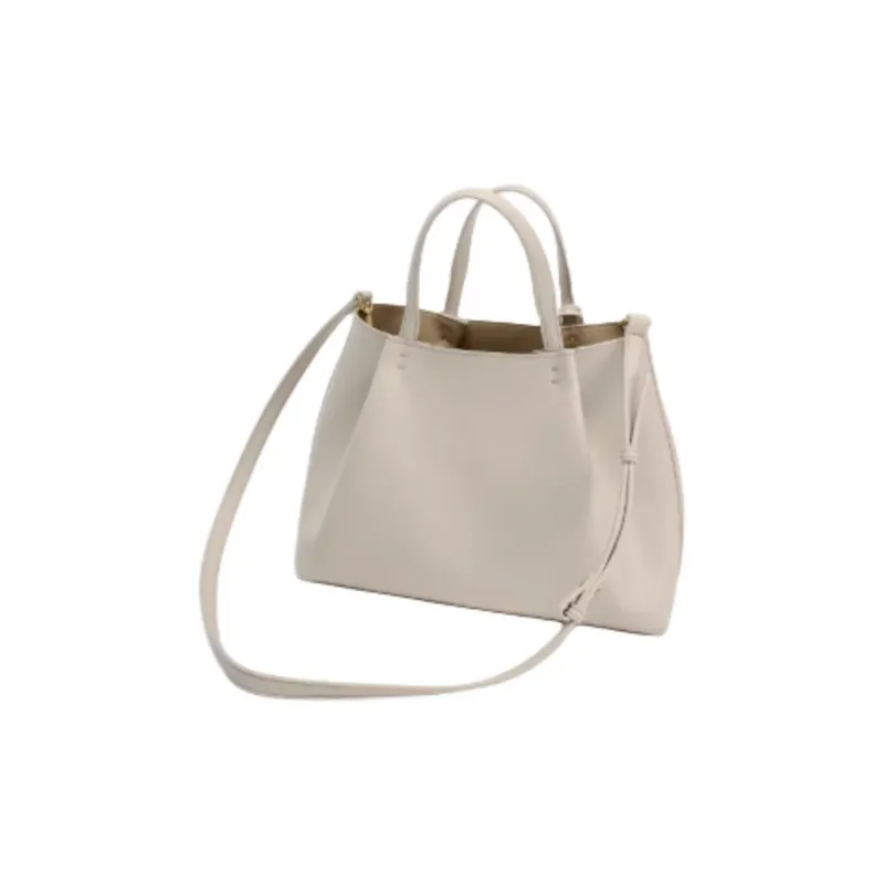 ZARA Polyurethane Handbag Medium Size Women's Brown/Black-2
