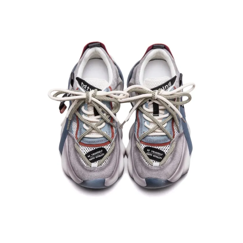 Chibang Height Increasing Low Top Chunky Sneakers Women's-9