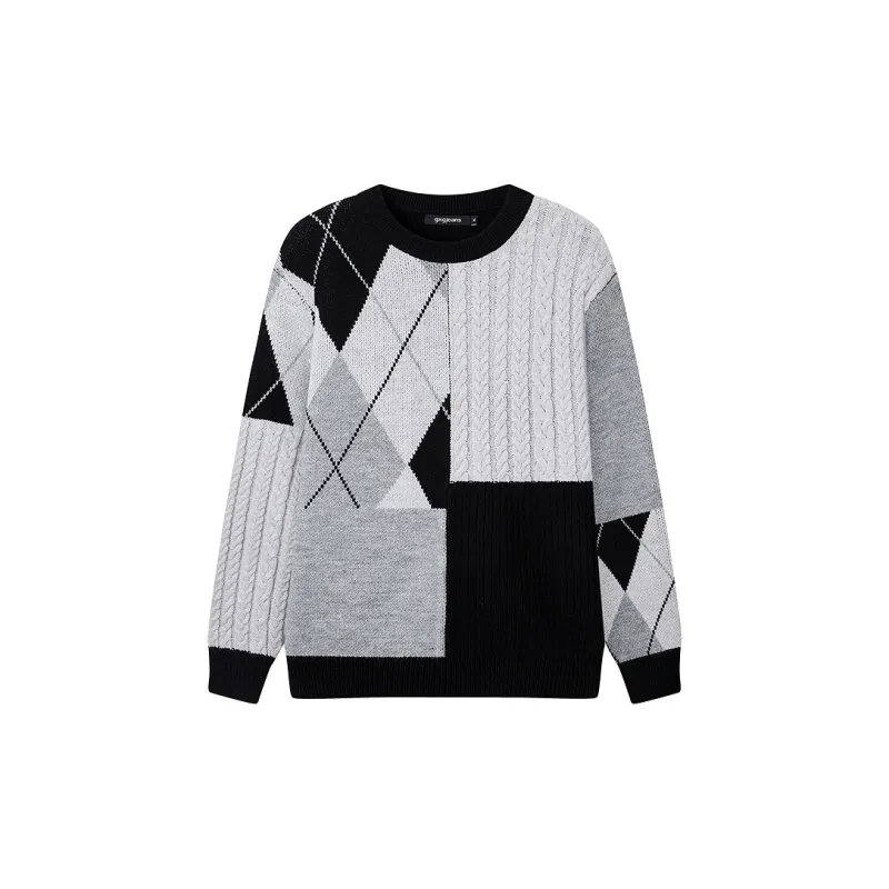 Gxg Jeans Knitwear Men's Black Gray-0