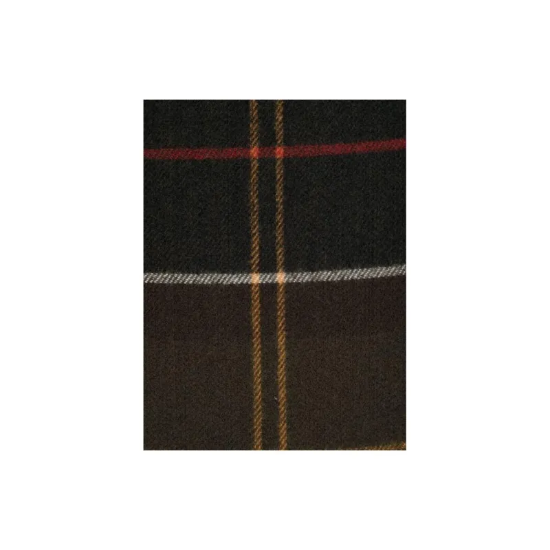 BARBOUR Checked Fringed Edge Scarf-2