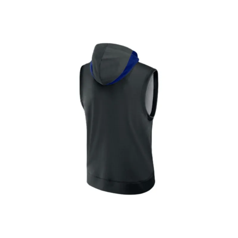 Nike Los Angeles Dodgers Authentic Collection Men's Nike Dri FIT Mlb Sleeveless Pullover Hoodie-1