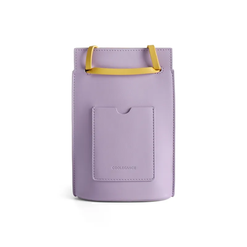 BELLE Artificial Leather Cell Phone Pouch Shoulder Bag Crossbody Bag Small Size Women's Multicolor-5