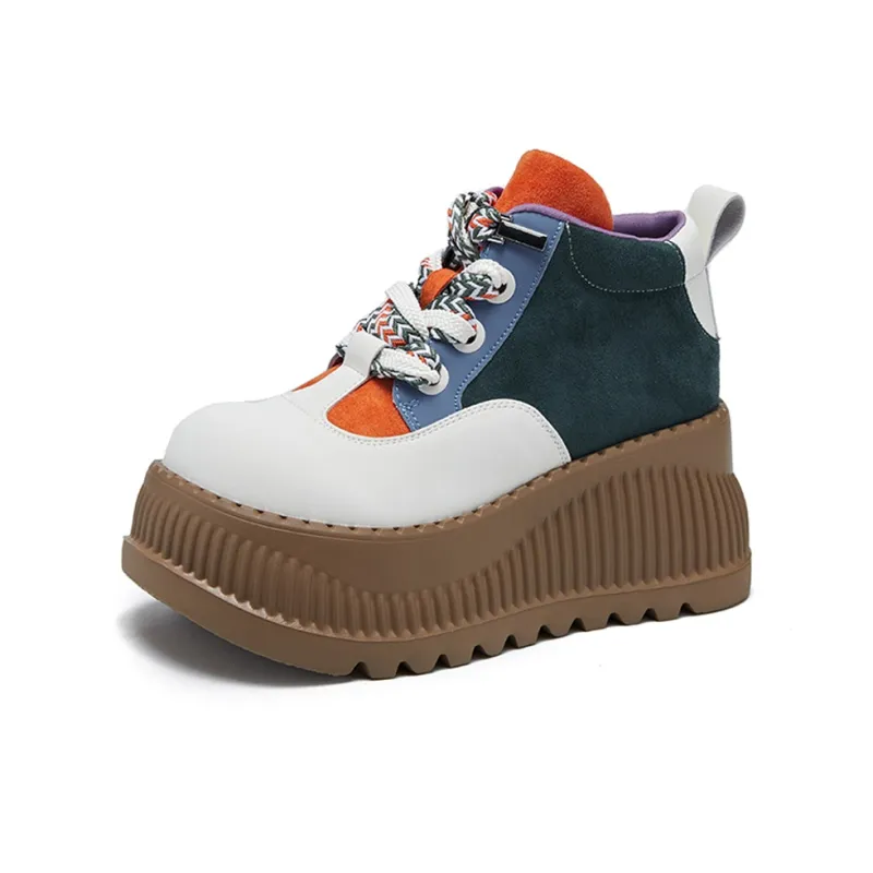 Ruomini Height Increasing High-Top Casual Shoes Women's-0