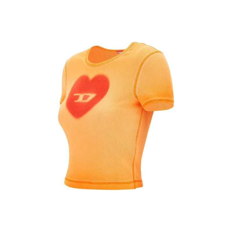 DIESEL T Shirts Men Orange-2