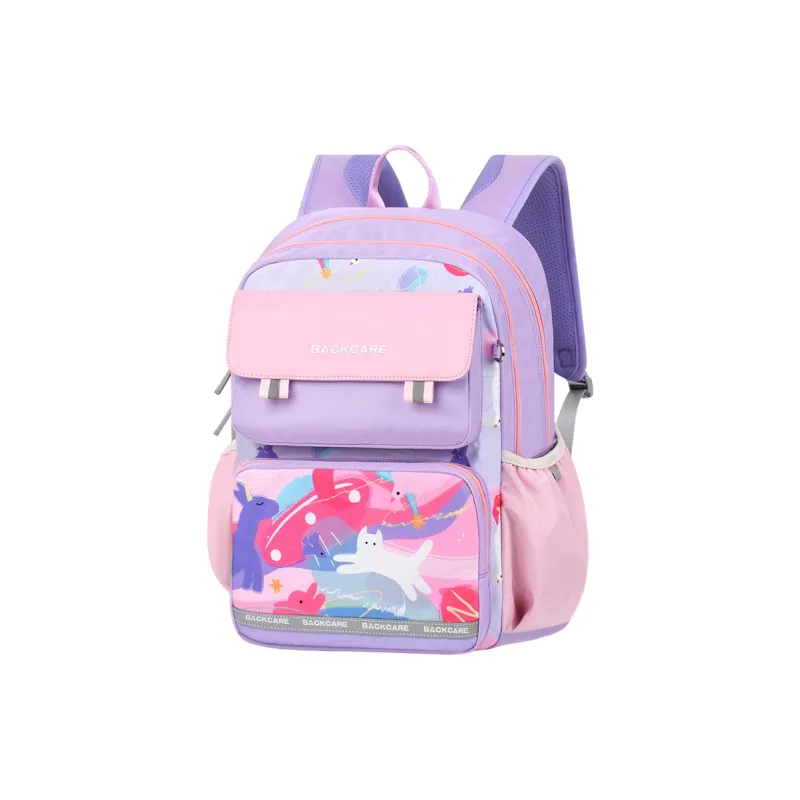 Back Care Polyester Student Bag Regular Kids' Blue/Purple/Black/Pink-7