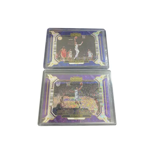 PANINI 2024 Ball Game Ticket Tyrese Haliburton Fox Tuck Point Fold Total 2 Pieces Sports Cards 2 Pcs