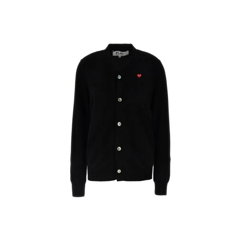 CDG Play FW24 Knitwear Unisex Black-0