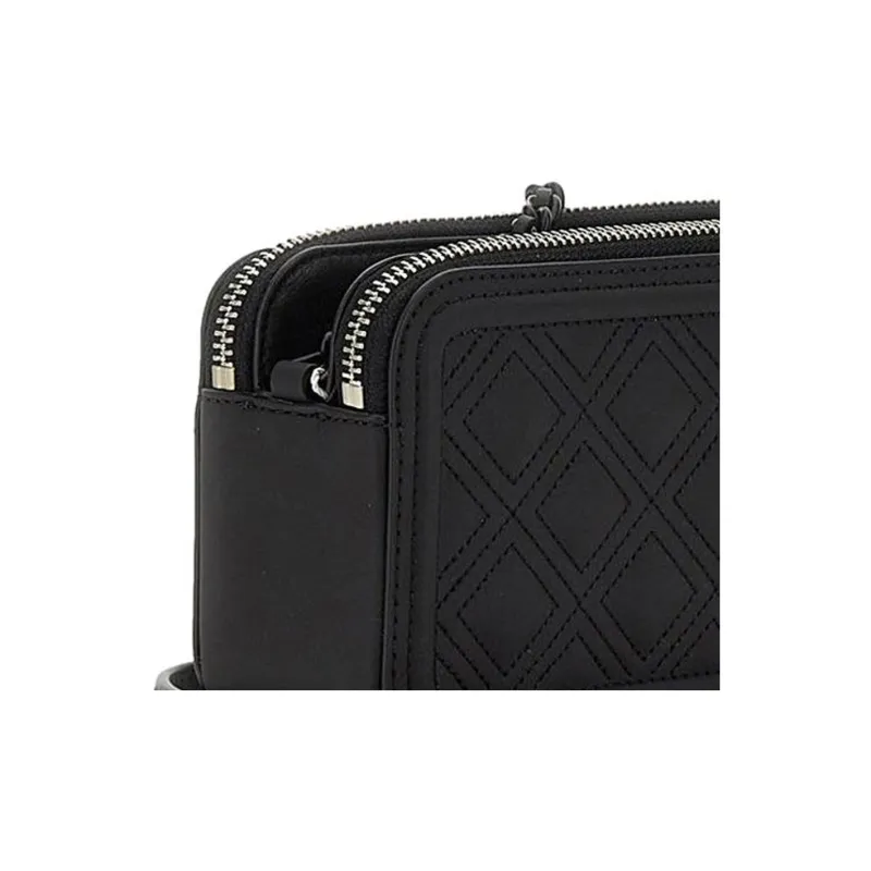TORY BURCH Leather Crossbody Bag Women's Black-3