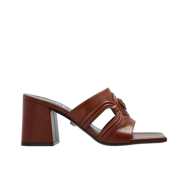 VERSACE Slide Slippers Women's Brown-1