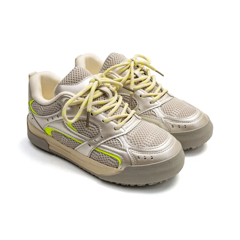 Far Waves Slip Resistant, Abrasion Resistant, Breathable Low Top Skateboard Shoes Women's-1