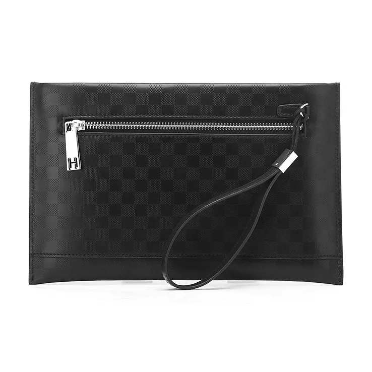 RED DRAGONFLY Cow Leather Clutch Bag Regular Men's Black-3