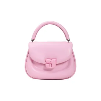 KUNOGIGI Pig Pack Series Cow Leather Gigi Bag, Saddle Bag, Handbag, Crossbody Bag Medium Size Women's Multicolor