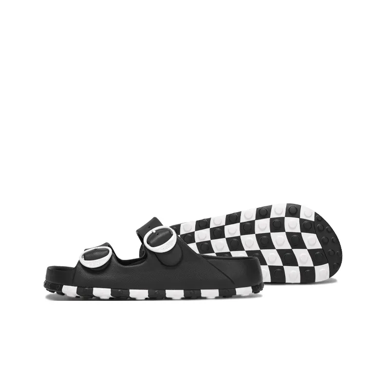 Ccilu Beach Sandals Unisex Black, White-3