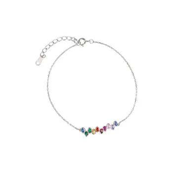 ZURY S925 Silver Bracelets Women's Silver